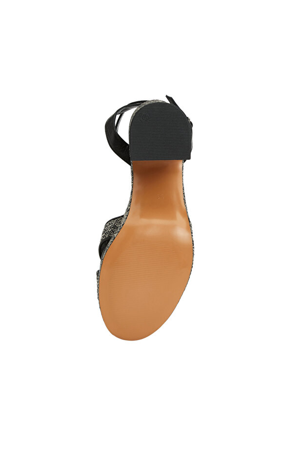 Siyah Kadın Sandalet - 5