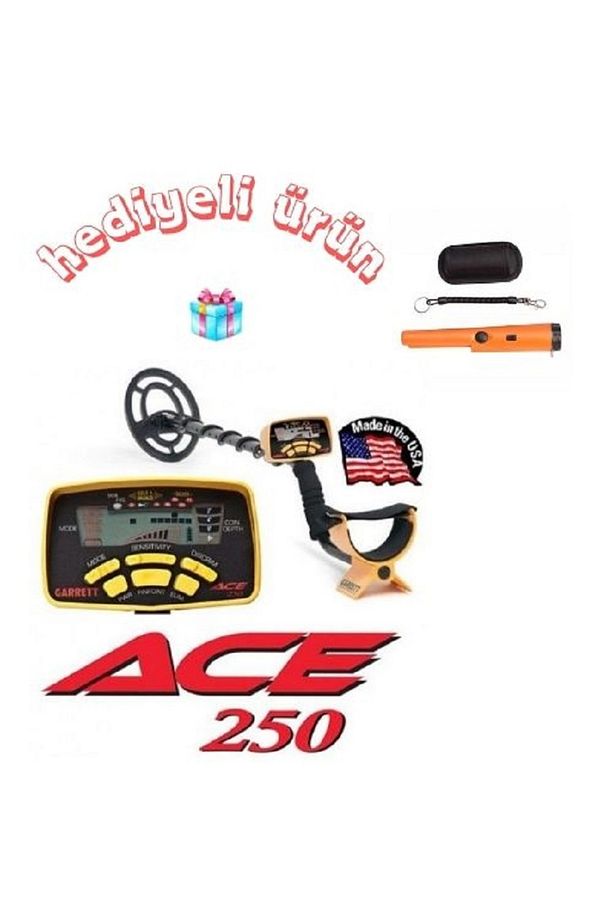 Ace 250i Altın, Dedektörü - Pointer Hediyeli - 1