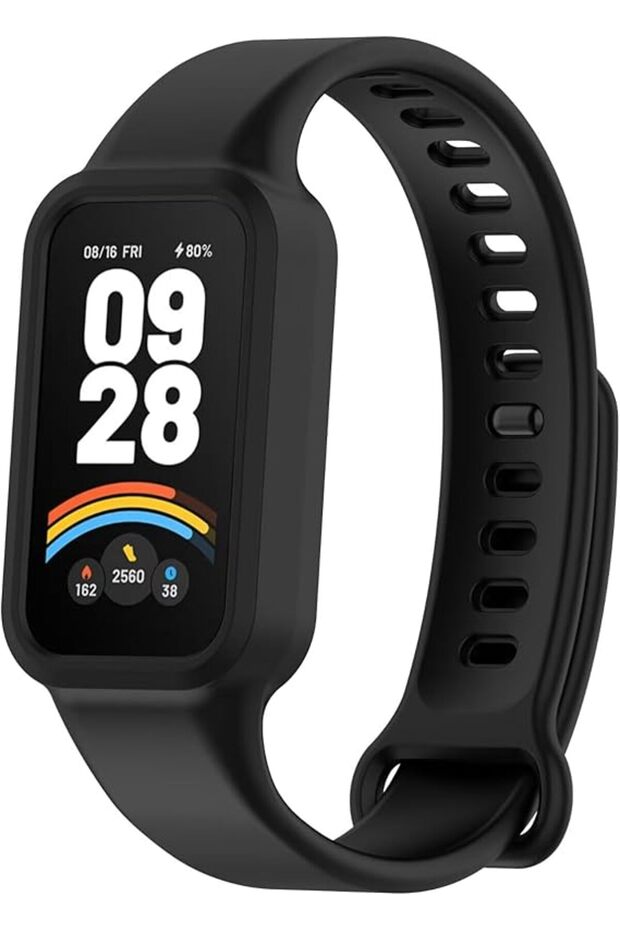 سوار ساعة ذكية Xiaomi Smart Band 9 Active متوافق مع حزام سيليكون عالي الجودة