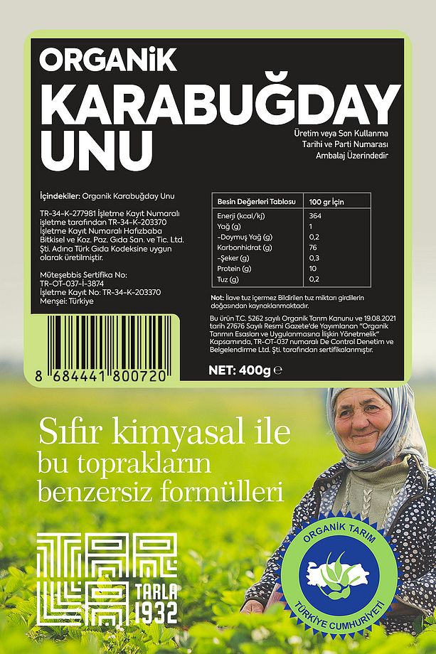 Tarla 1932 Organik Karabuğday Unu - 2