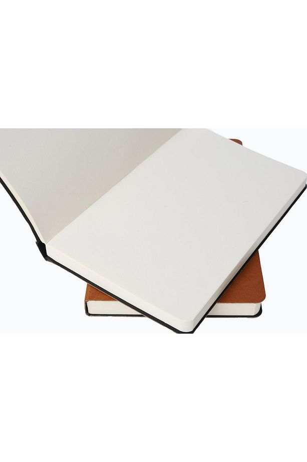 Çizgisiz Defter, Taba Termo Deri Kapaklı Çizgisiz Defter, 128 Yaprak, A5 Defter - 7
