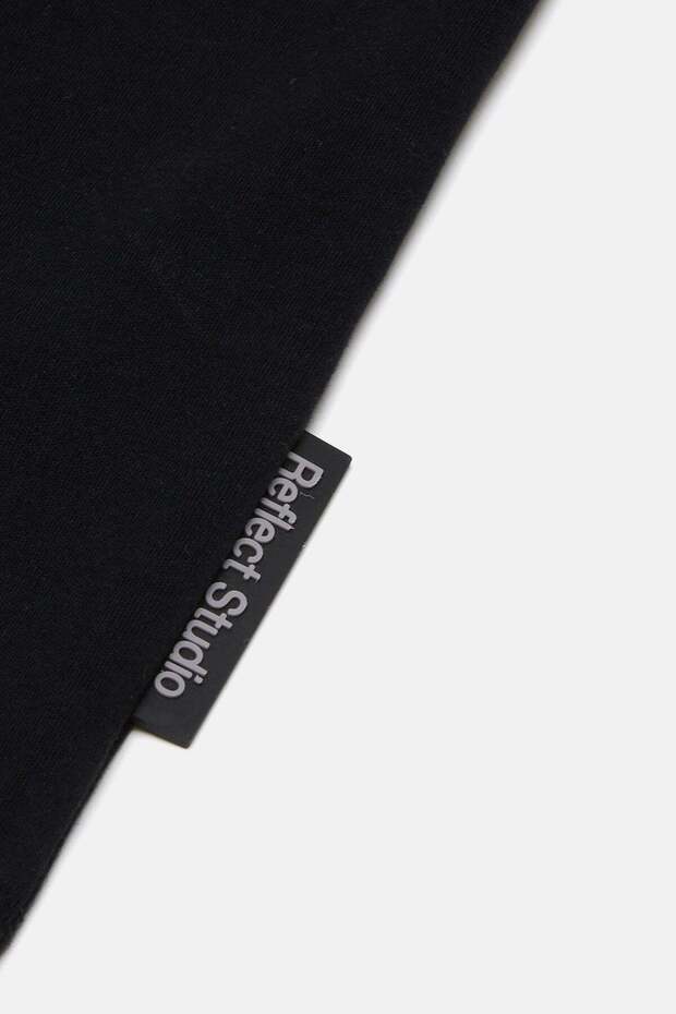 Logo Tag Premium T-Shirt - Black - 2