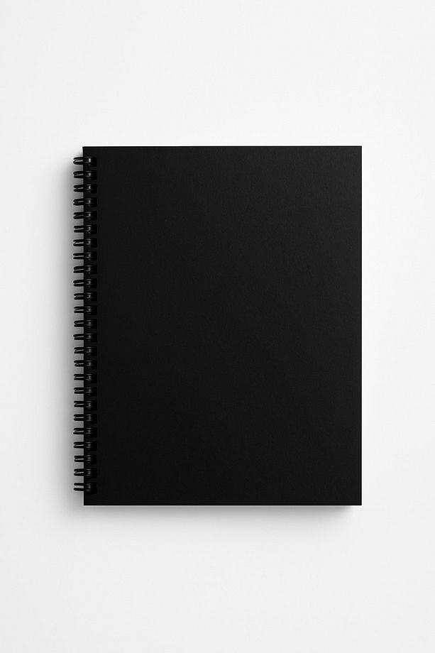 A5 Siyah Kraft Kapaklı Çizgisiz Defter, A5 Defter, 60 Yaprak(120 SAYFA) - 2