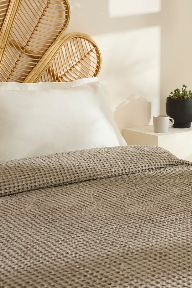 Mady %100 Cotton Waffle Çift Kişilik Tek Pike Taş - 5