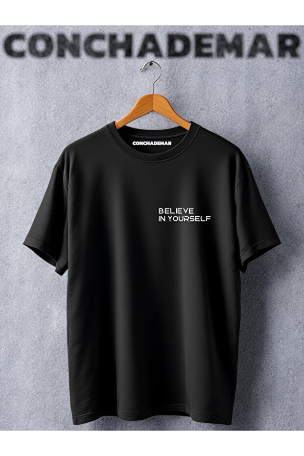 Believe in Yourself Printed Oversize Tshirt
