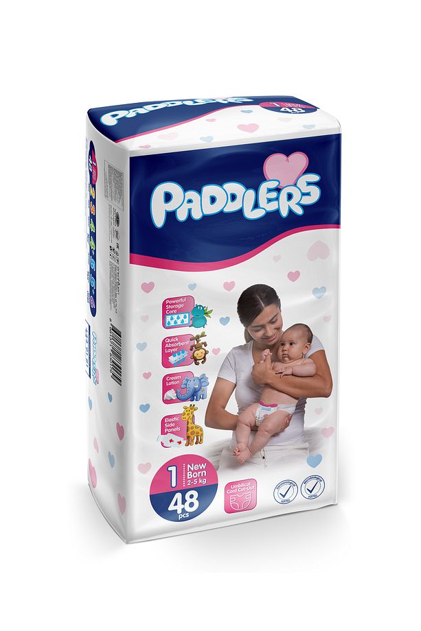 Bebek Bezi 1 Numara Yenidoğan 48 Adet (2-5 KG) Eko Paket - 4