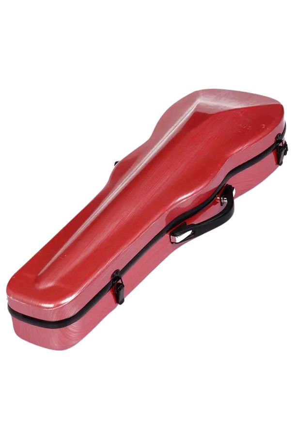 Fiber Kırmızı Desenli 4/4 Keman Kutusu (HARDCASE) - 1