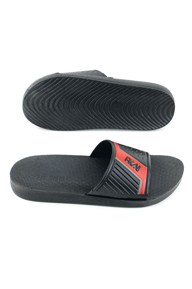 Men's Summer Pu Sole Artificial Leather Suitable for Wet Floor Home Garden Pool Beach Slippers - 5