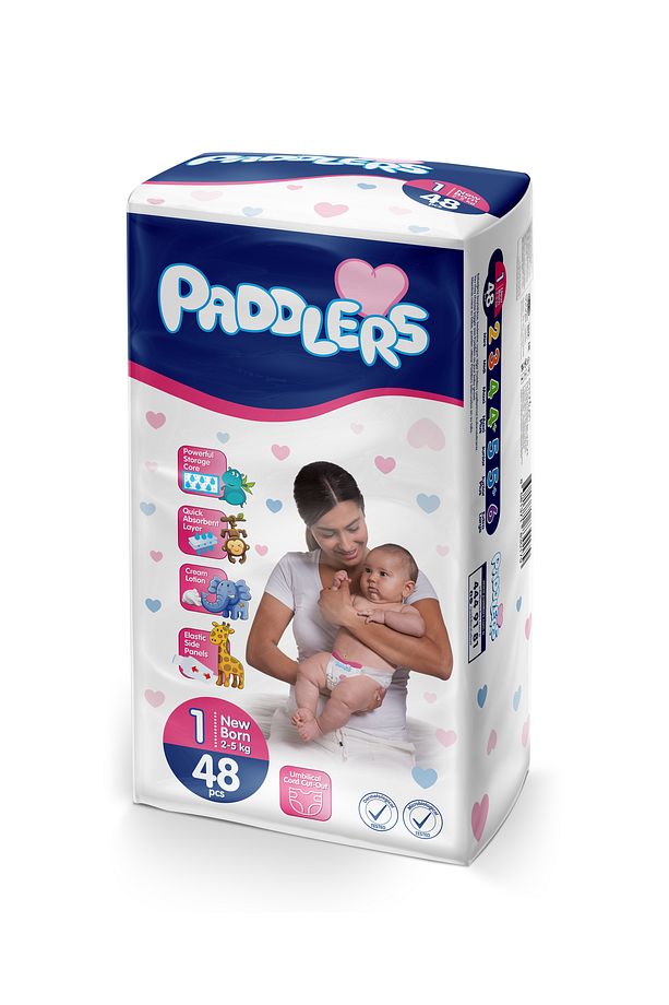 Bebek Bezi 1 Numara Yenidoğan 48 Adet (2-5 KG) Eko Paket - 6