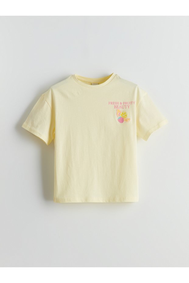 Crew Neck Girl's T-Shirt