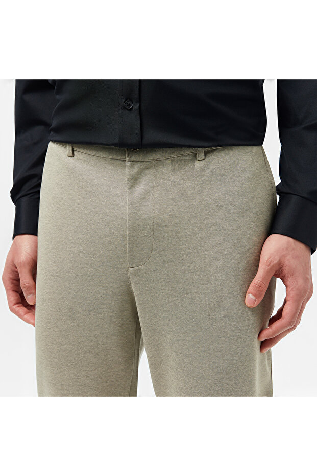 Erkek Regular Fit Bej Pantolon - 5
