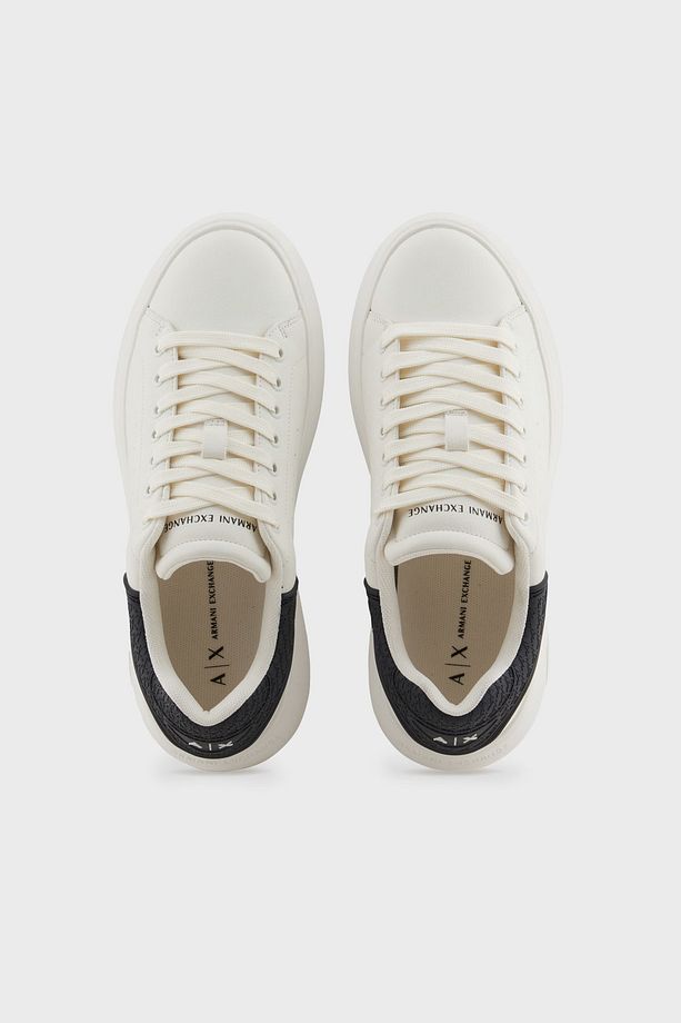 Armani Exchage Logolu Platform Taban Sneaker Ayakkabı AYAKKABI XDX188 XV937 N480 - 4