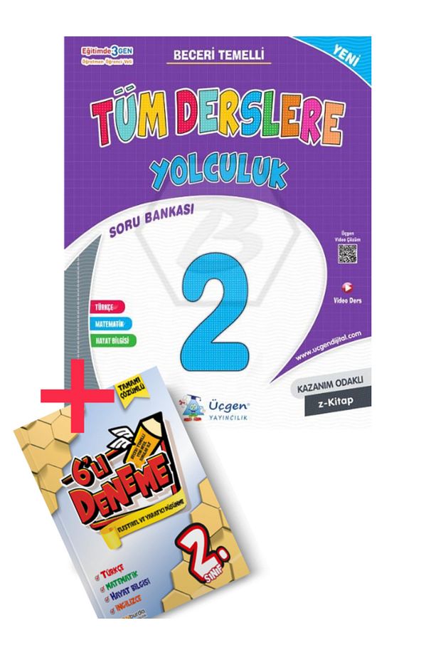 Üçgen Yayınları 2. Sınıf Soru Bankası + Onburda Deneme 2 Kitap - 1