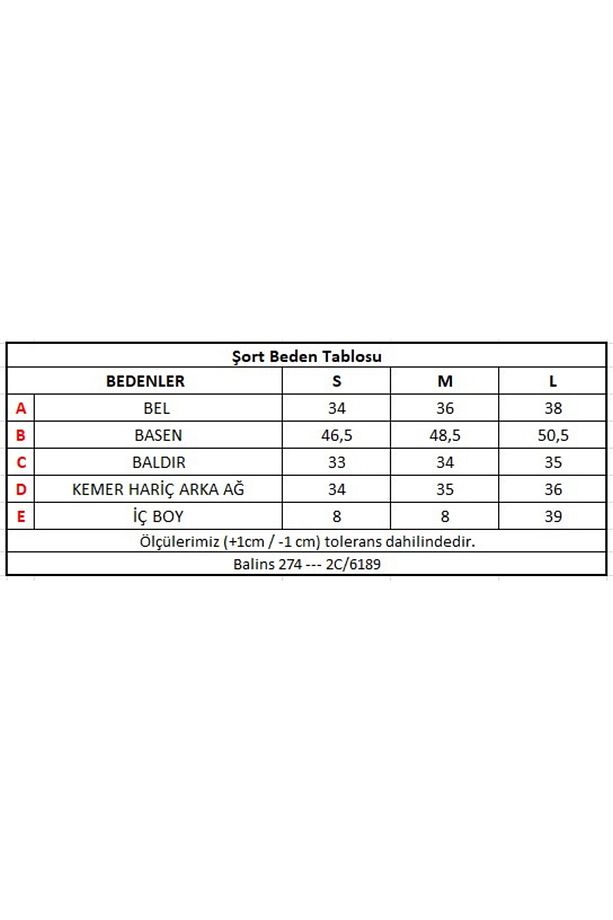 Renkli Ip Ve Yırdık Detaylı Püsküllü Şort Mavi-sarı - 3