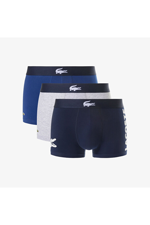 Erkek Baskılı 3'lü Renkli Boxer - 5