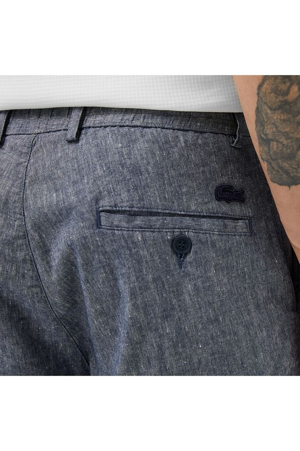 Erkek Regular Fit Lacivert Bermuda Şort - 5