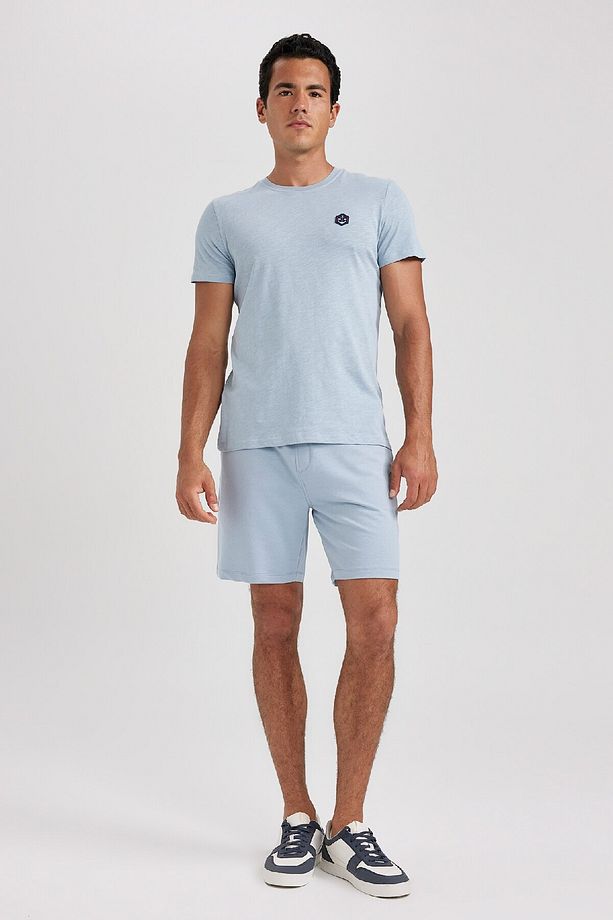 Slim Fit Dar Kesim Dar Paça Pamuklu Şort A3893ax23hs - 7
