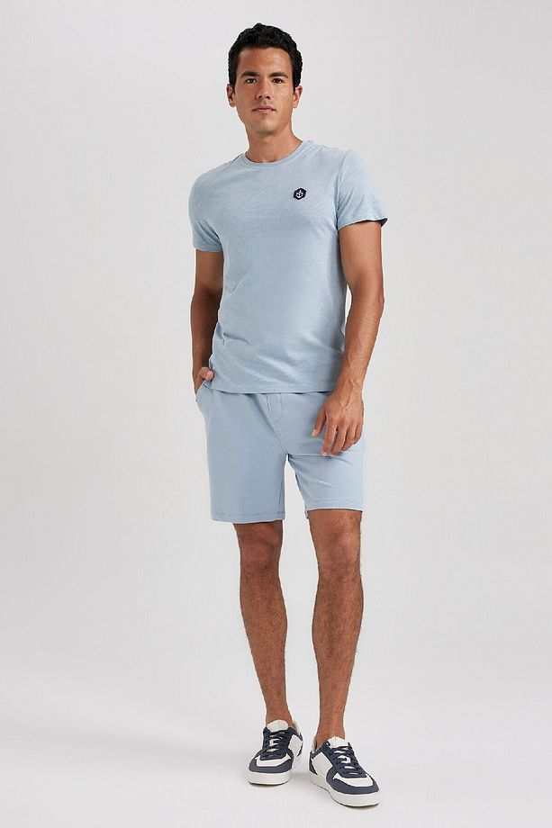 Slim Fit Dar Kesim Dar Paça Pamuklu Şort A3893ax23hs - 5