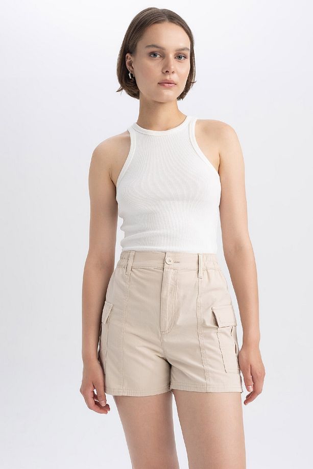 Regular Fit Normal Bel Poplin %100 Pamuk Şort A3689ax23sm - 3