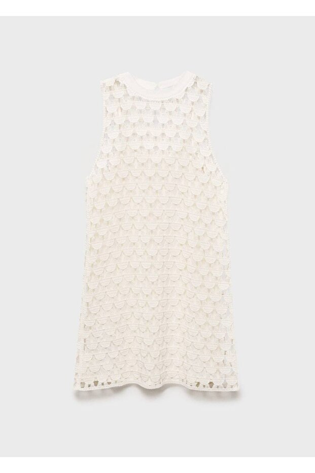 Kroşe Evaze Elbise - 3