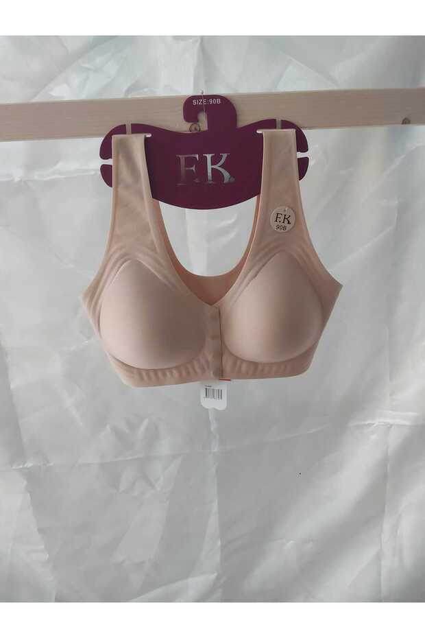 حمالة صدر بأزرار أمامية قابلة للإزالة بدون أسلاك داخلية مقطوعة بالليزر - 1