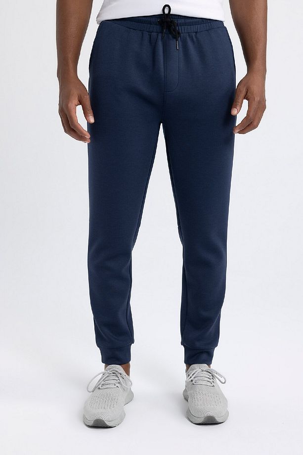 Fit Sporcu Eşofman Altı Standart Fit Cepli Esnek Paça Skuba Dalgıç Kumaş C2294ax24sp - 3