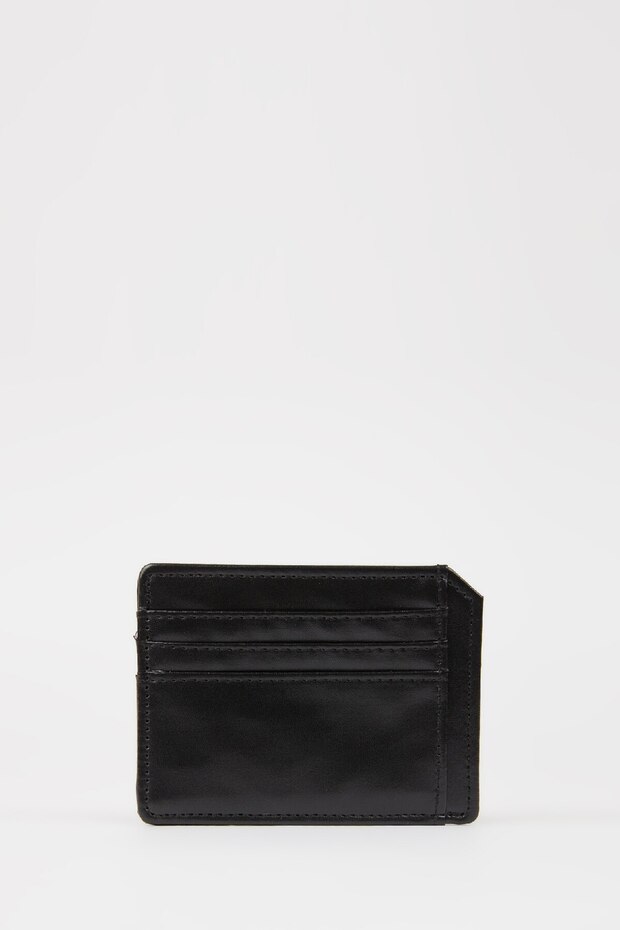 Men's Faux Leather Card Holder B4708AXNS