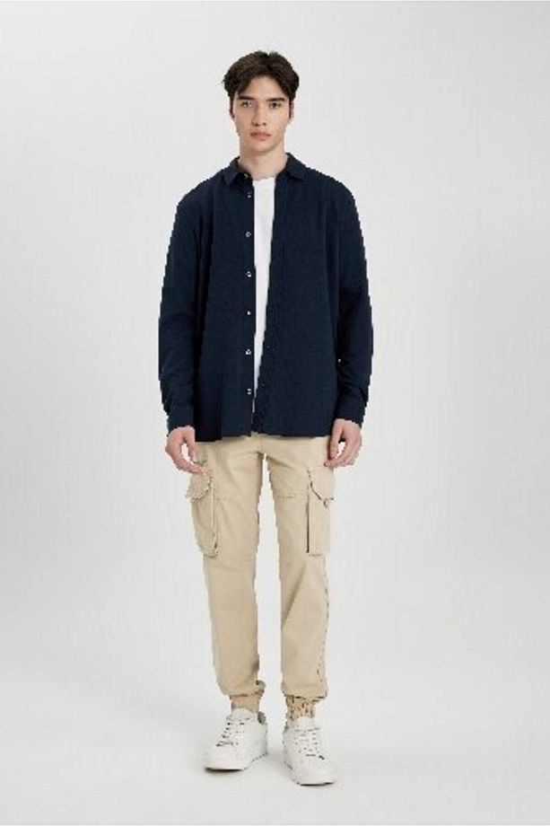 Regular Kargo Cepli Jogger Gabardin Taktik Pantolon B6146ax24sp - 1