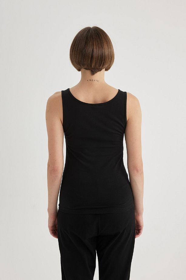 Regular Fit Pamuklu Basic Düz Siyah Iç Atlet-fall In Love R9041az24sp - 6