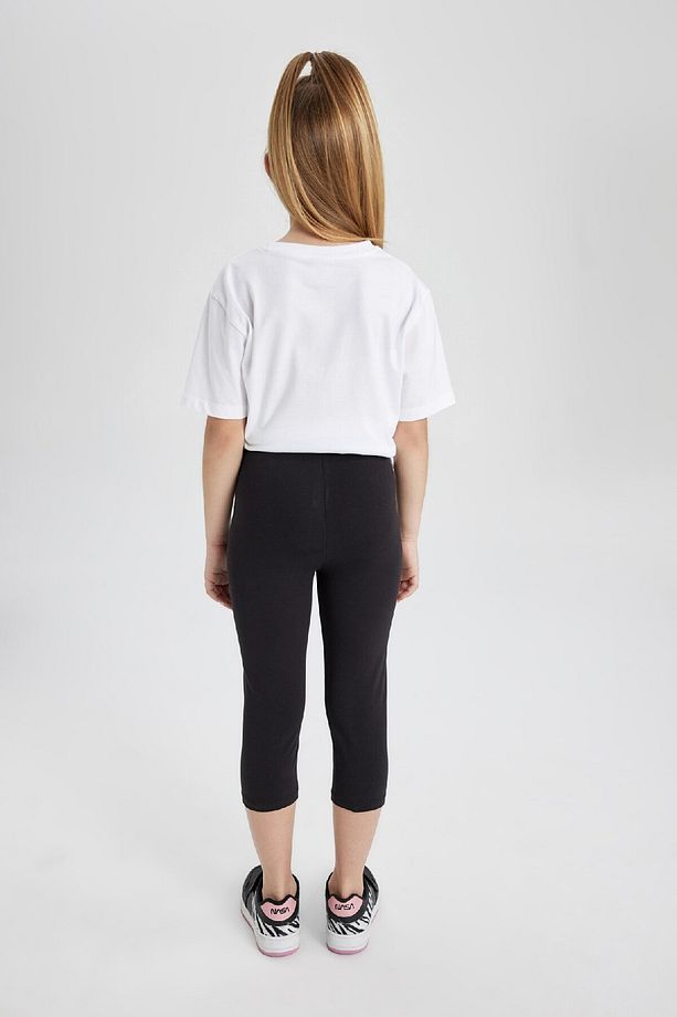 Kız Çocuk Midi Basic Düz Tayt B5656a824sm - 5