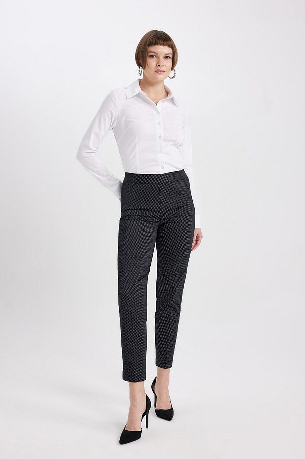 Regular Fit Basic Düz Uzun Kollu Gömlek I5278az24sp - 2
