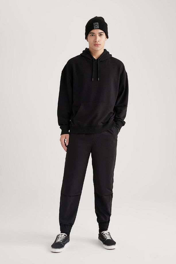 Jogger Gabardin Pantolon Regular Beli Bağcıklı Cepli Lastikli Paça B7493ax24sp - 4