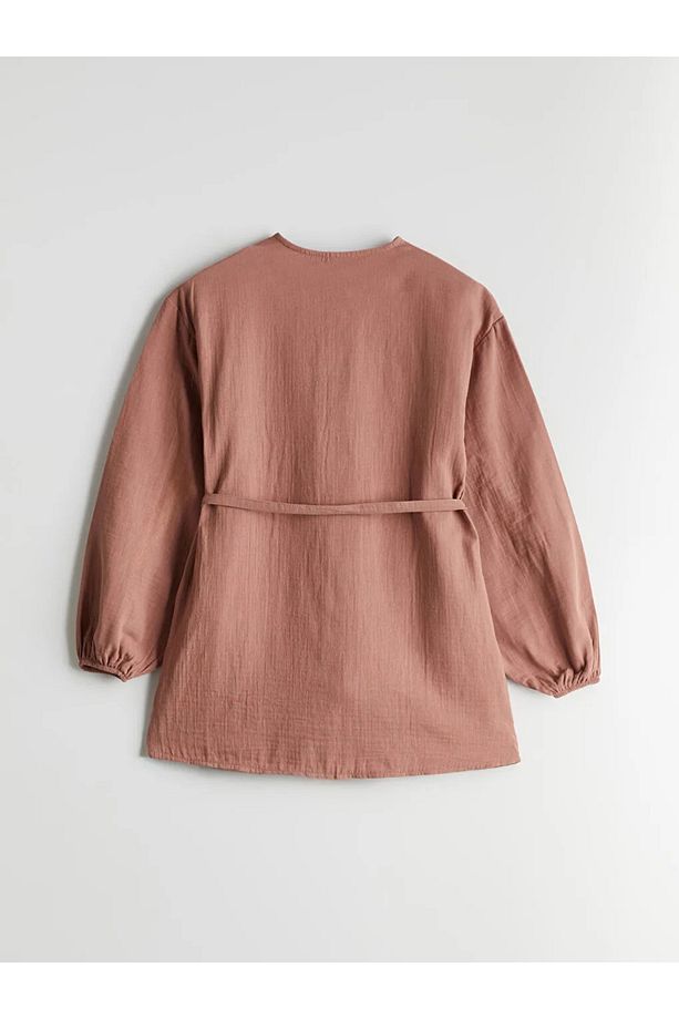LCW Modest Pembe Bisiklet Yaka Kadın Gömlek Tunik - 2