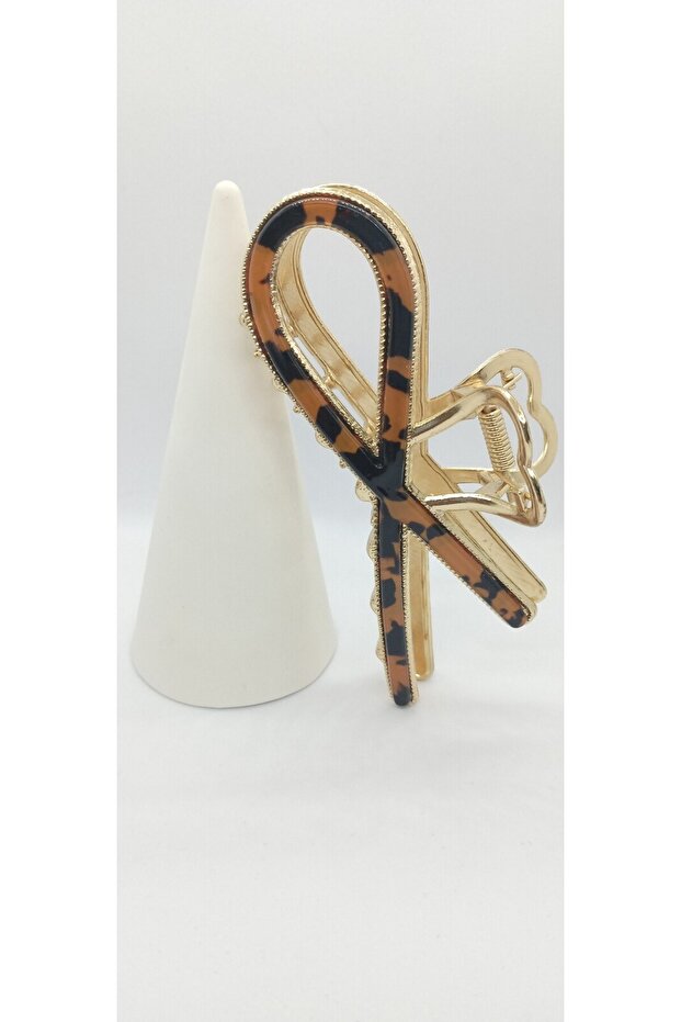 ليوبارد نمط مزلاج مشبك - 2