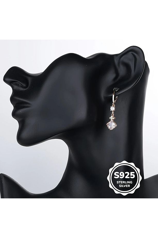 925 Gümüş Kolye ,Küpe Seti - 5