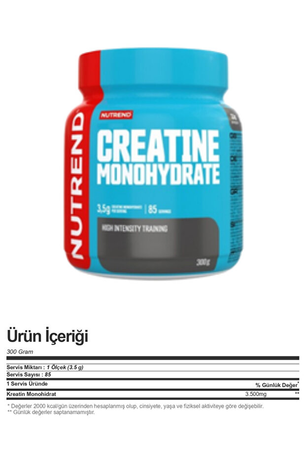 Creatine Monohidrat 300 gr 85 Servis - 3