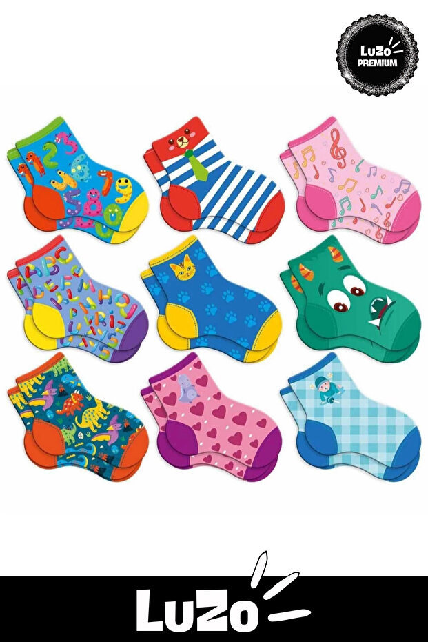 لعبة تعليمية تعليمية مميزة لتطوير الذكاء والتنسيق بين اليد والعين، لعبة مطابقة للجوارب المفقودة - 3