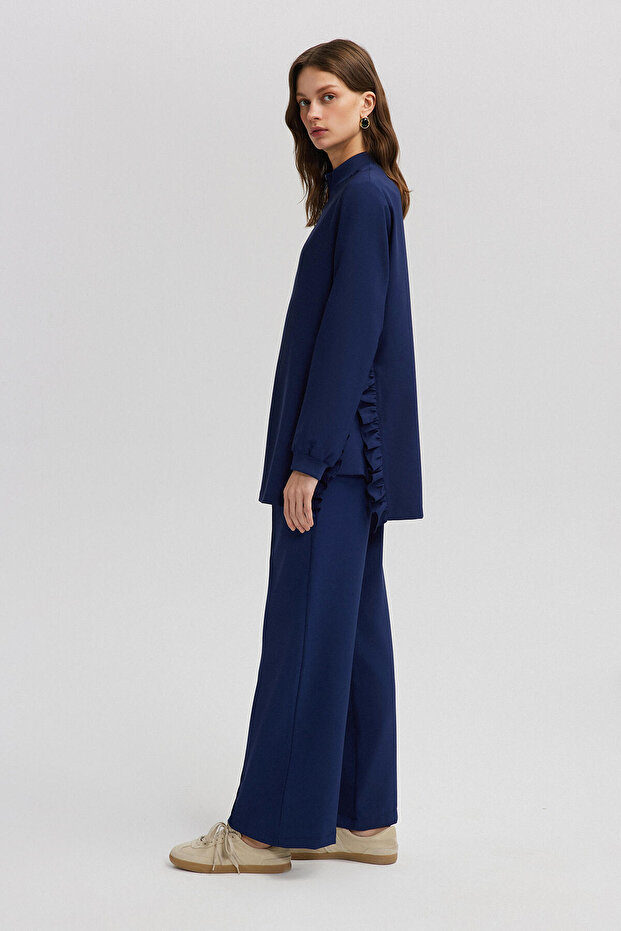 Thin Crepe Ruffle Jacket - 3