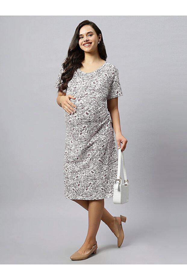organic cotton T- shirt Maternity dress