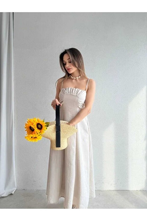 REYNA Midi Elbise - 1