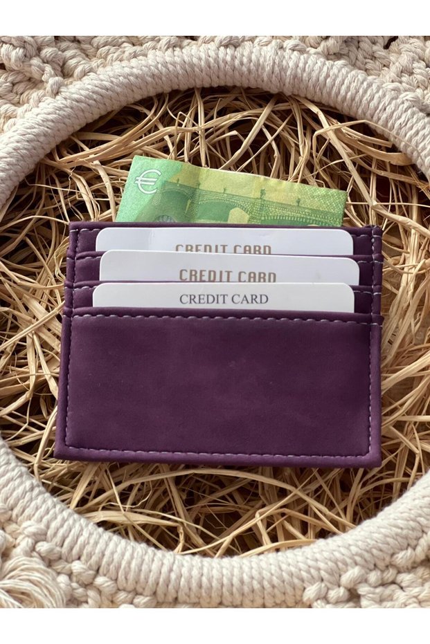 Unisex Faux Leather Wallet Card Holder