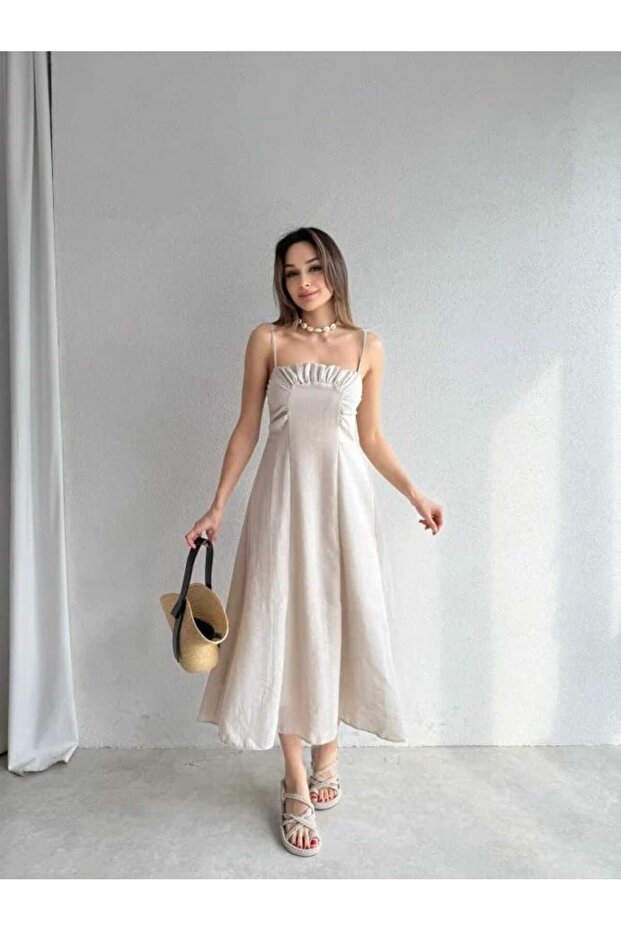 REYNA Midi Elbise - 2