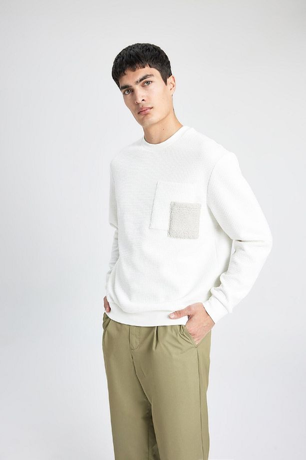 Regular Fit Bisiklet Yaka Sweatshirt B9196ax24sp - 4