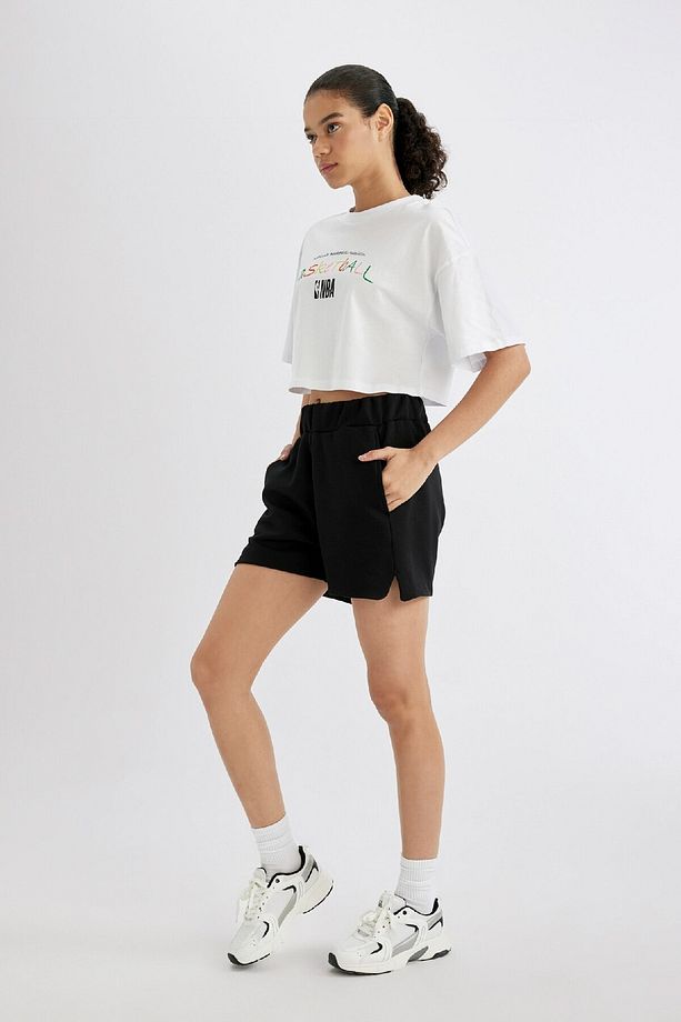 Fit Oversize Geniş Kalıp Sporcu Şort B8975ax24sm - 3