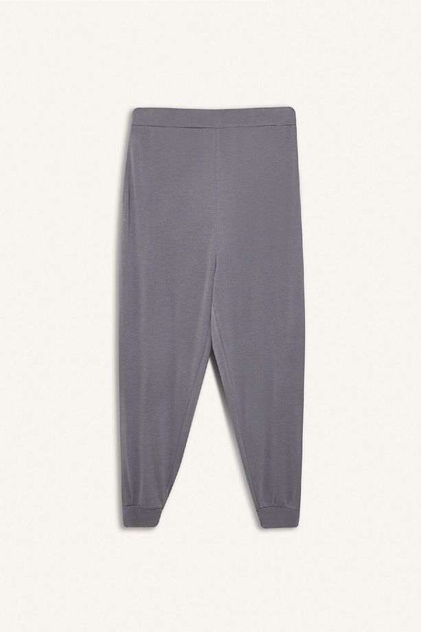 Fit Oversize Geniş Kalıp Sporcu Pantolon Jogger Paça Standart Boy Modal Kumaş C0492ax24sm - 8