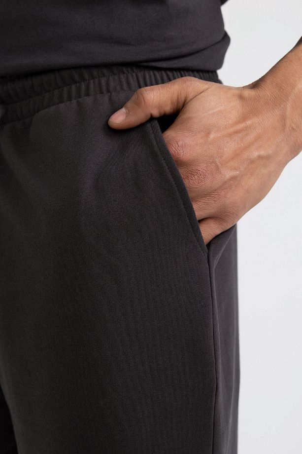 Fit Slim Fit Dar Kesim Kısa Paça Sweatshirt Kumaşı Şort A1625ax24sm - 7
