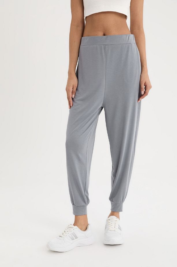 Fit Oversize Geniş Kalıp Sporcu Pantolon Jogger Paça Standart Boy Modal Kumaş C0492ax24sm - 5