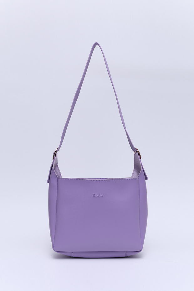 Lila Shk158 Faux Leather Single Compartment Strap Snap Crossbody and Shoulder Bag