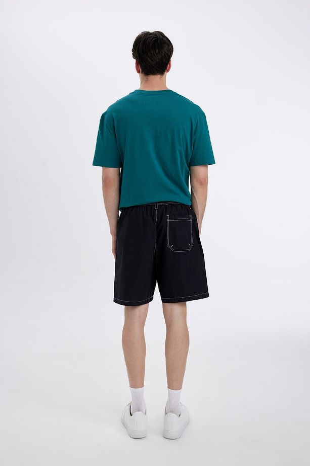 Relax Fit Paraşüt Bermuda Şort C1808ax24sm - 5