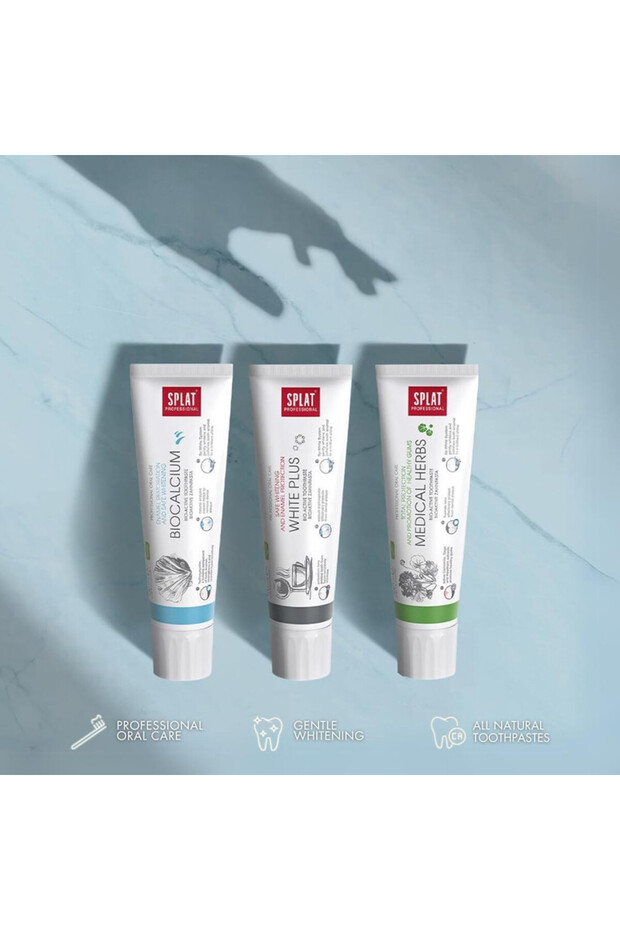 Professional White Plus Whitening Natural toothpaste with Enamel care, 100ml - 8
